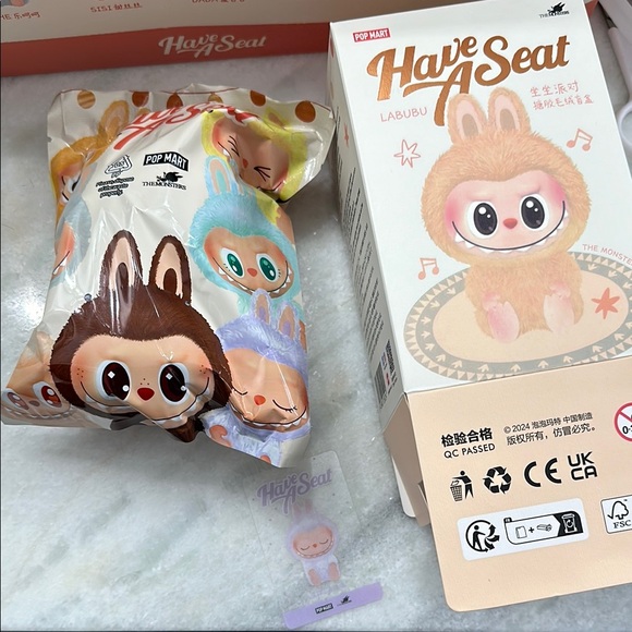 Adorable Have A Seat Labubu Plush Toy blind box - ZiZi only unopened - Picture 2 of 7